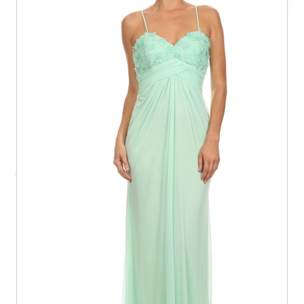 Seafoam Green Evening Dress Evening Dress